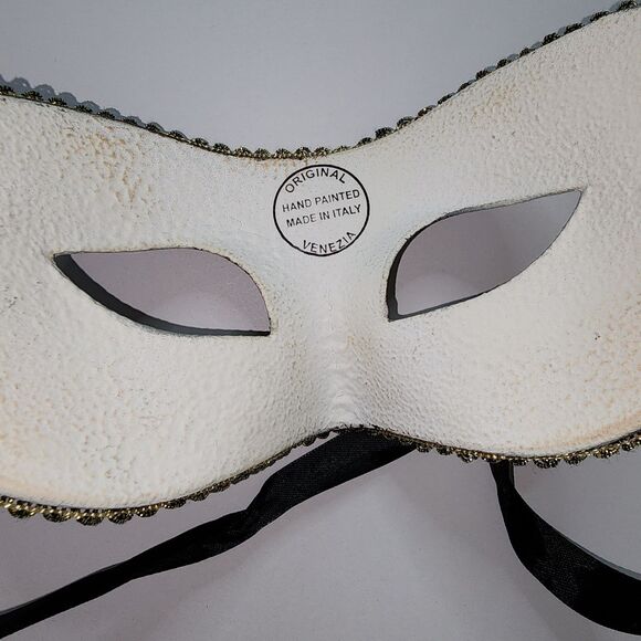 Venezia Hand Painted Masquerade Mask Made in Italy - Picture 4 of 4